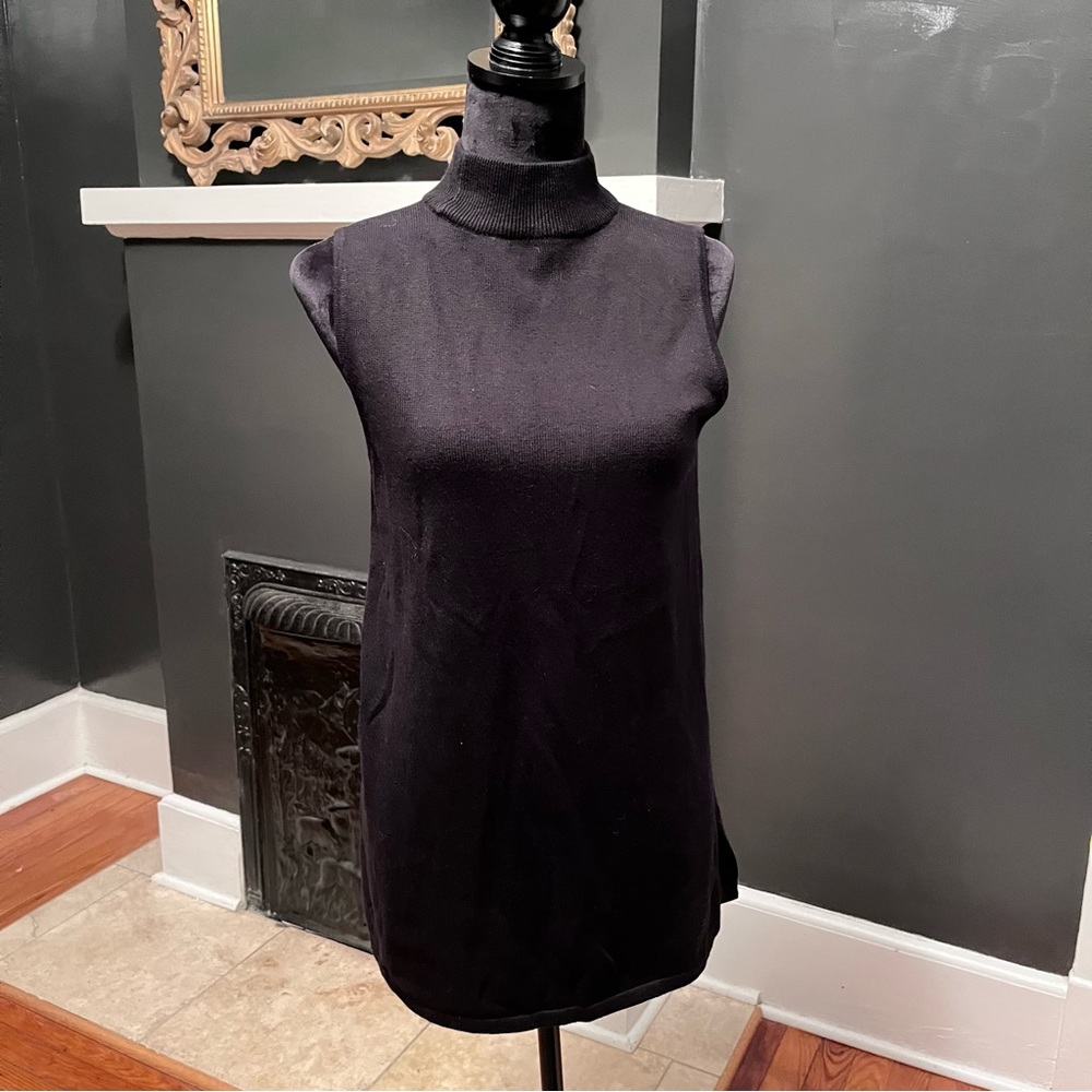 Chicos black turtleneck tank!
